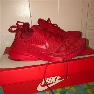 Red nike prestos . (Worn twice)